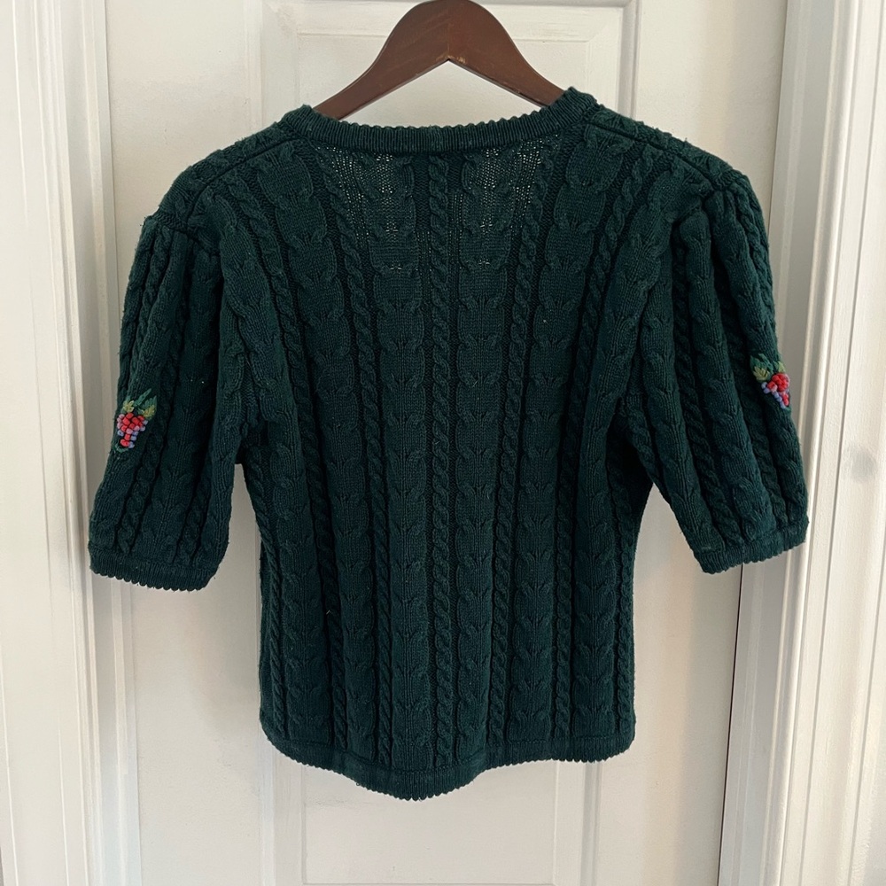 Vintage Susan Bristol Hand Embroidered Cardigan - Picture 3 of 4